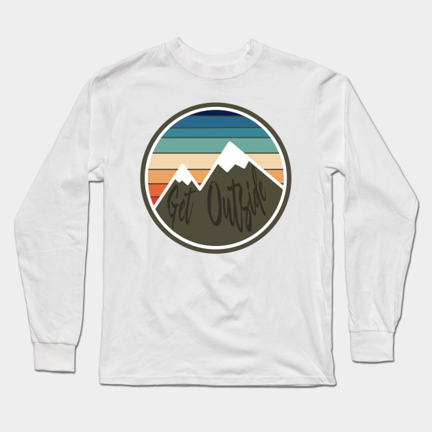 Get Outside! Long Sleeve T-Shirt by Rosemogo